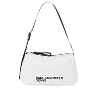 KARL LAGERFELD JEANS, Women's, Essential Nylon Shoulder Bag, White, One size