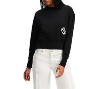 KARL LAGERFELD JEANS, Women's, Monogram Logo Sweat, Regular Fit, Black, M