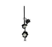 Karl Lagerfeld K/Autograph orchid keychain - Black One Size