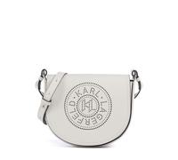 Karl Lagerfeld K/Circle | leather Crossbody bag | white