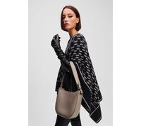 Karl Lagerfeld K/circle Moon Shoulder Bag Perforated Ash Grey size OS | Handbags Outlet | Women | Gray OS