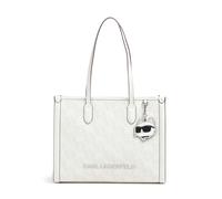 Karl Lagerfeld K/Ikonik Mono Tote bag, female, off-white