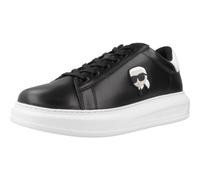 Karl Lagerfeld K Ikonik NFT Kapri Men's Lace Up Leather Trainers (Black White, UK 11)