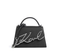 Karl Lagerfeld K/Signature 2.0 | leather Crossbody bag | black
