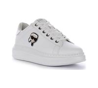 Karl Lagerfeld 'kapri Nft' Leather Wellies In White White 6