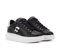 Karl Lagerfeld Kapri NFT Lo Lace WoMens Black Trainers Leather - Size UK 4