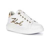 Karl Lagerfeld 'kapri Signia Lc' Leather Trainers In White White 2