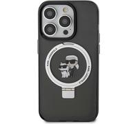 Karl Lagerfeld Karl & Choupete with MagSafe Ring Stand iphone 15 Pro 6.1" Black