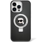 Karl Lagerfeld Klhmp15lhmrskhk Iphone 15 Pro 6.1 Ring Stand Karl Head Phone Case