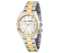 Karl Lagerfeld Karl Lagerfeld Round Essentials R0553101507 - Woman - 35 mm - Quartz - Mineral Glass Silver 35 mm