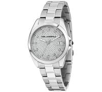Karl Lagerfeld Karl Lagerfeld Round Essentials R0553101509 - Woman - 35 mm - Quartz - Mineral Glass Silver 35 mm
