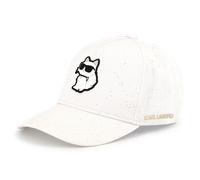 Karl Lagerfeld Kids - Adjustable Cotton Baseball Cap - White - Girl - Size 58