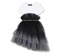 Karl Lagerfeld Kids - Ceremony Dress - White Black - Girl - 8 Years