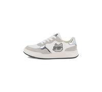 Karl Lagerfeld Kids Ikon cat-motif sneakers - White 28-29-30-31-32-33-34-35-36-37-38-39