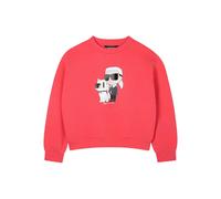 Karl Lagerfeld Kids Ikon Karl & Choupette sweatshirt - Red 2-4-5-6-8-10-12-14-16