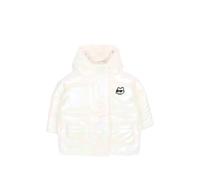 Karl Lagerfeld Kids iridescent logo-print jacket - White 6 mth-9 mth-12 mth-18 mth-24 mth-36 mth