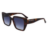 Karl Lagerfeld KL6036S 215 Woman Sunglasses Acetate Havana Squared Normal