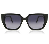 Karl Lagerfeld Woman KL6098S 001 Sunglasses Recycled pet Black Grey Squared Normal Normal