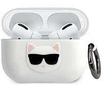karl lagerfeld KLACAPSILCHWH Apple AirPods Pro Cover White Silicone Choupette