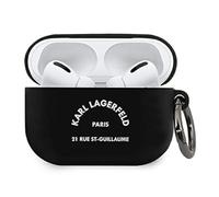 Karl Lagerfeld KLACAPSILRSGBK Cover for AirPods Pro Black Silicone RSG