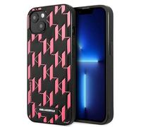 KARL LAGERFELD KLHCP13MMNMP1P Hard Phone Case Cover for iPhone 13 6.1 Inch Pink Monogram Pl