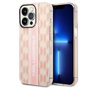 KARL LAGERFELD KLHCP14XHKLSPCP Hard Case for iPhone 14 Pro Max 6.7 Inch Pink/Pi