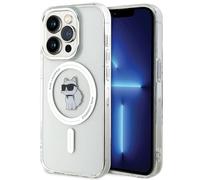 Karl Lagerfeld Choupette Hard Case with MagSafe for iphone 15 Pro 6.1" Clear - KLHMP15LHFCCNOT