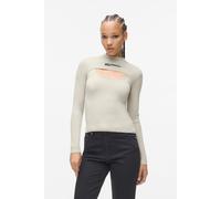 Karl Lagerfeld Jeans A4w18013 High Neck Sweater Beige S Woman