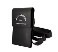 CG MOBILE Karl Lagerfeld KLWBSARSGK Smartphone Case Black Embossed RSG
