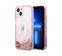 CG MOBILE Karl Lagerfeld KLHCP14SLBKLCP Hard Case for iPhone 14 6.1 Inches Pink/Pink Liquid