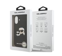 Karl Lagerfeld Liquid Silicone Double Head Case for iPhone 17 6.3" Black
