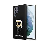 Karl Lagerfeld Liquid Silicone Ikonik NFT Case, Black - Galaxy S24 Ultra