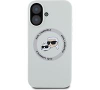 Karl Lagerfeld Liquid Silicone Karl & Choupete Case MagSafe iPhone 16 6.1" Beige