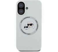 Karl Lagerfeld Liquid Silicone Karl & Choupete Case MagSafe iPhone 16 6.1" Beige