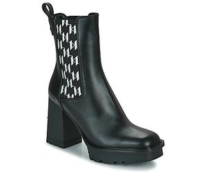 Karl Lagerfeld Low Ankle Boots VOYAGE VI Monogram Gore Boot in Black 6