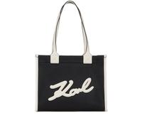Karl Lagerfeld medium K/skuare textured tote bag - Black One Size