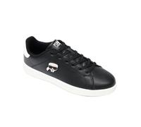 Karl Lagerfeld Mens Claude Lace Up Sneaker, Black, 7