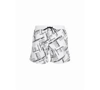 Karl Lagerfeld Men's Rue St. Guillaume Swim Shorts, White