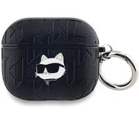 Karl Lagerfeld Monogram Choupette Head Case for AirPods 3 Black - KLA3PGCHPK