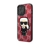 Karl Lagerfeld Monogram Iconic Patch Case, Red - iPhone 13 / 13 Pro