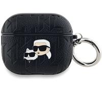 CG Mobile Karl Lagerfeld KLA3PGKCPK Case for AirPods 3 Black Monogram Karl & Choupette Head