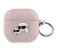Karl Lagerfeld Monogram Karl & Choupette Head Case for AirPods 4 Pink