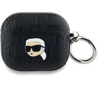 Karl Lagerfeld Monogram Karl Head Case for AirPods 3 Black - KLA3PGKIPK
