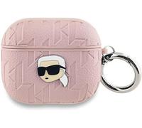 Karl Lagerfeld Monogram Karl Head Case for AirPods 3 Pink - KLA3PGKIPP