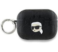 Karl Lagerfeld Monogram Karl Head Case for AirPods Pro 2 Black - KLAP2PGKIPK