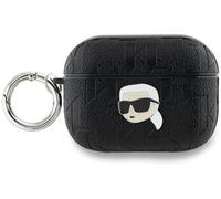 Karl Lagerfeld Monogram Karl Head Case for AirPods Pro 2 Black - KLAP2PGKIPK
