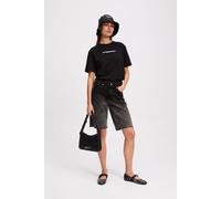 Karl Lagerfeld Ombre Denim Short Washed Black Ombre size W27 | Shorts Outlet | Women | Blue W27