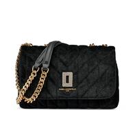 KARL LAGERFELD Paris Lafayette Small Velvet Pavé Detail Crossbody Bag