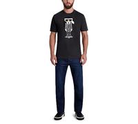 Karl Lagerfeld Paris Men's T, Kocktail Karl, Short Sleeve Crew Neck Shirt, Black, S