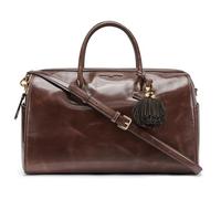 KARL LAGERFELD Paris Perette Burnished Large Barrel Satchel Bag | Espresso, One Size